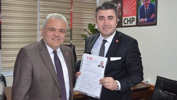 Feridun Tümer CHP’den Keşan Belediye Başkanlığı’na aday adaylığı başvurusunu yaptı
