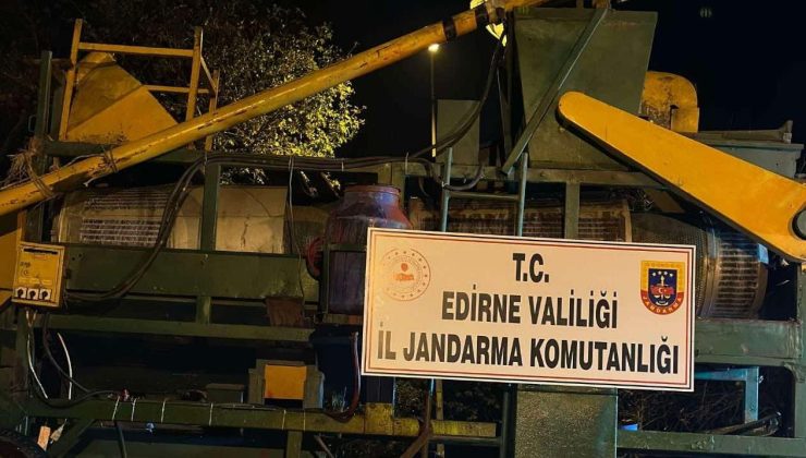 Çaldıkları tohum çıkarma makinesini satan şüpheliler yakalandı