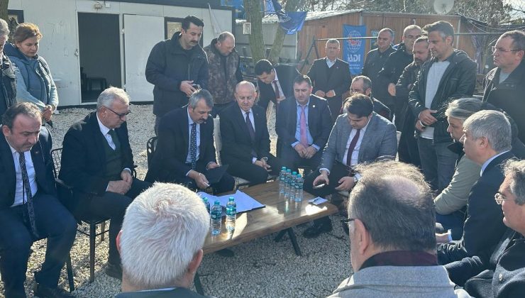 Vali Sezer Saros Körfezi’nde incelemelerde bulundu