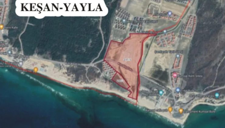 Yayla’da denize sıfır 2 parsel özelleştirilecek