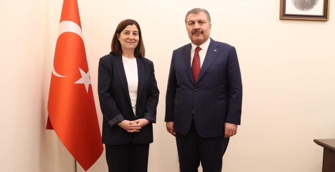Aksal, Sağlık Bakanı Koca’yı ziyaret etti