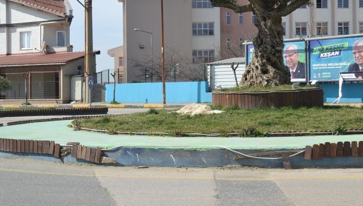 Tahta düştü beton göründü…