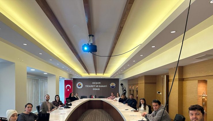 Keşan TSO Az Tehlikeli Alanları Kapsayan İş Sağlığı ve Güvenliği Eğitimi gerçekleştirdi
