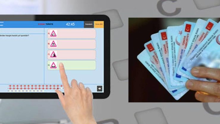 Ehliyet sınavında internet sağlayıcı ve kamera ile yakalandılar