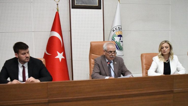 Keşan Belediye Meclisi’nin Mayıs ayı toplantısı yapıldı