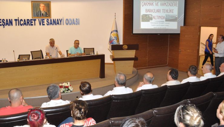 Çakmak Barajı’na dikkat çekilen toplantıda “Tarım olmadan sanayi olmaz” vurgusu yapıldı
