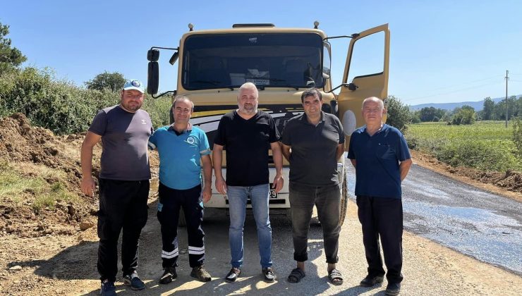 Ve baraj yolu yapılıyor
