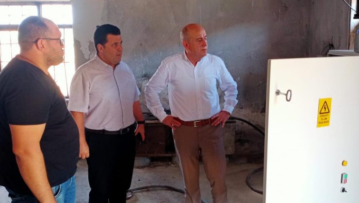 Güneş enerjisi ile 7 köye su götürüyor