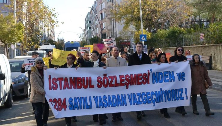 25 Kasım Kadına Yönelik Şiddete Karşı Uluslararası Mücadele Günü yürüyüşü yapıldı