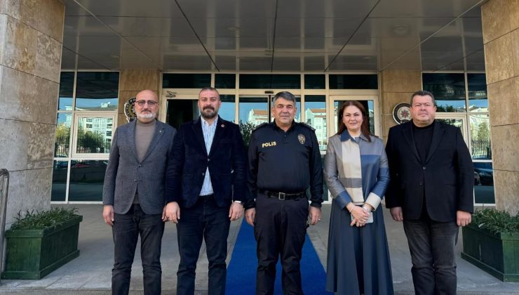 AK Parti ve MHP İl Başkanları Emniyet Müdürü Karaburun’u ziyaret etti