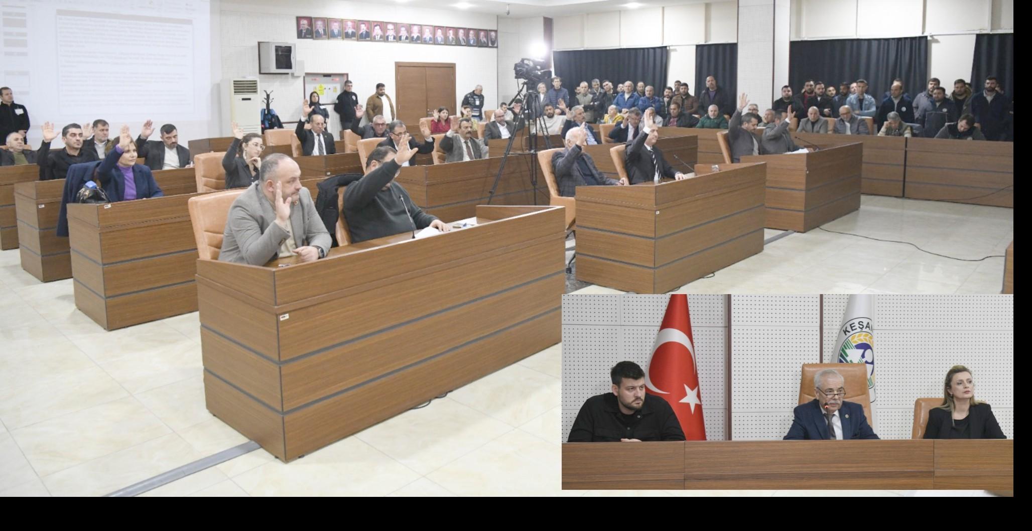 Keşan Belediyesi 2025 Yılı Ocak Ayı Olağan Meclis Toplantısı gerçekleştirildi