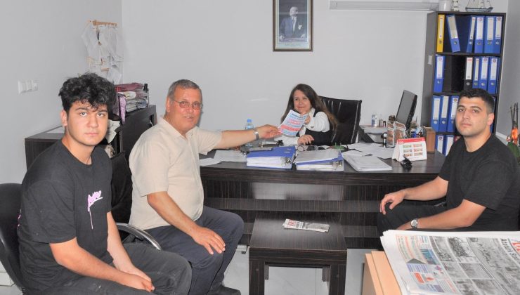 Vatan Partisi Keşan İlçe Başkanı Çetin Alabak, gazetemizi ziyaret etti
