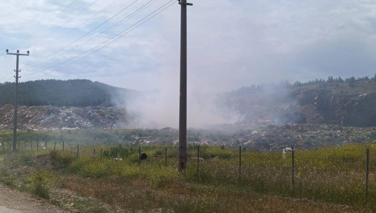 Hafriyat döküm sahasından çıkan duman rahatsız ediyor
