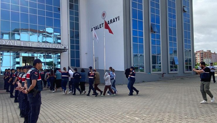 Adliyeye sevk edildiler