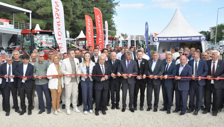 Keşan 2. Tarım ve Hayvancılık Gıda Sanayi Otomotiv ve İş Makinaları Fuarı başladı
