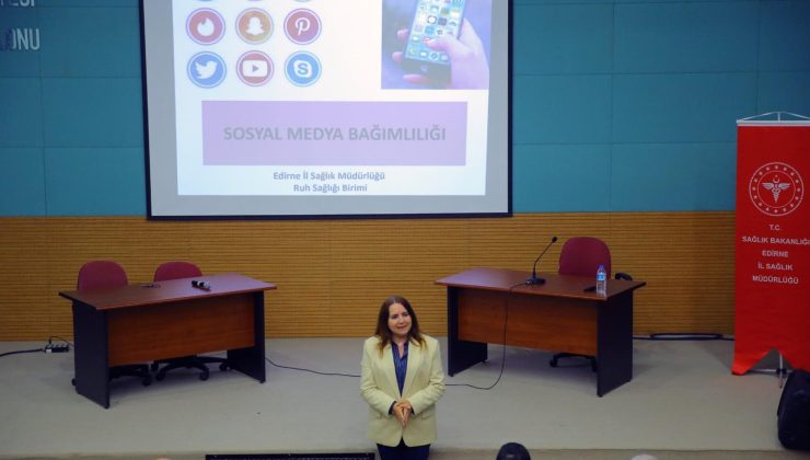Trakya Üniversitesi’nde “Psikolojik dayanıklılık ve sosyal medya bağımlılığı” semineri…