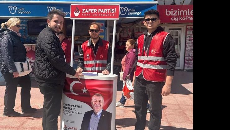 Zafer Partisi Gençlik Kolları imza kampanyası başlattı