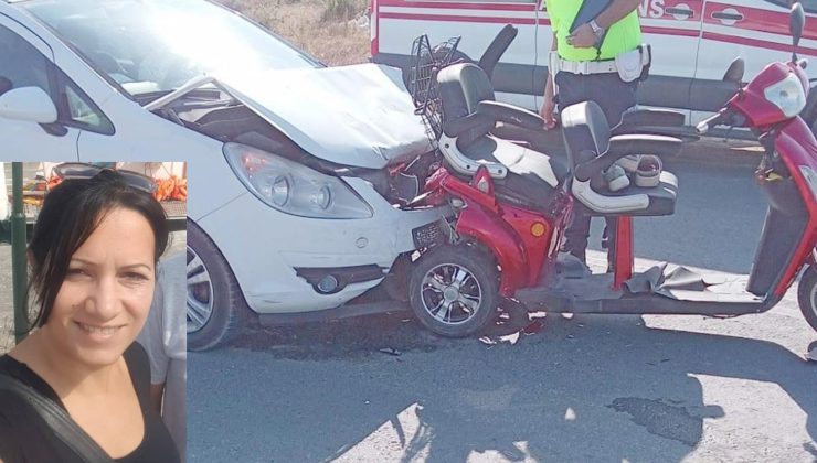 Enez’de otomobil elektrikli bisiklete çarptı: 1 ölü, 1 yaralı