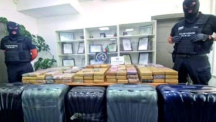 206 kilo kokain ele geçirildi