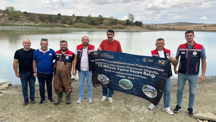 İpsala civar göl ve göletleri balıklandırmaya devam ediyor