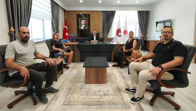 Basın mensupları, Cumhuriyet Başsavcısı Mustafa Küçükbekir’i ziyaret etti