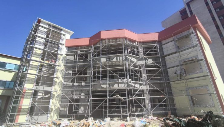 Trakya Üniversitesi Onkoloji Hastanesi ek binası yüzde 80 tamamlandı