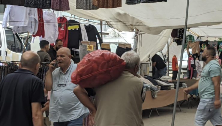 Çuvalı yüklenen evin yolunu tuttu