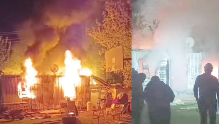  Erikli sahilindeki yazlık sitede yangın paniği…