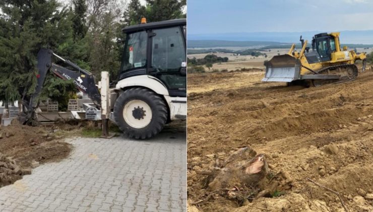 Yollardan sonra temizlik ve altyapı çalışmaları başladı