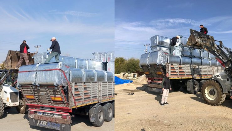 720 litrelik çöp konteyneri…