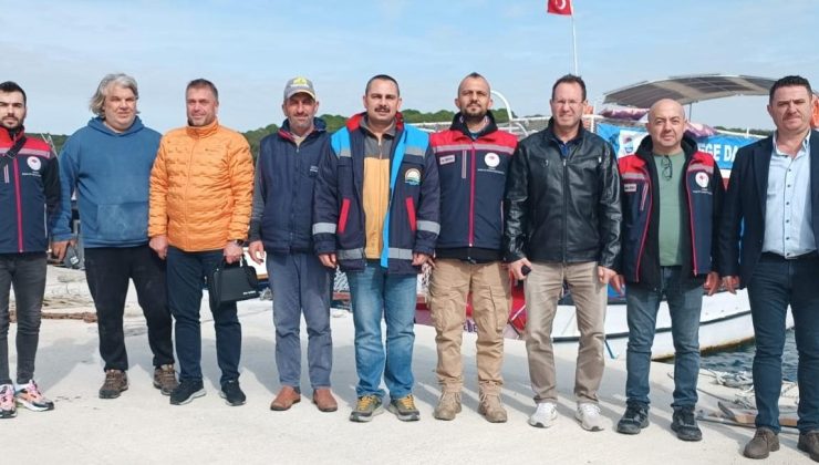 Saroz Körfezi’nde Yapay Resif Projesi için yer tespiti yapıldı