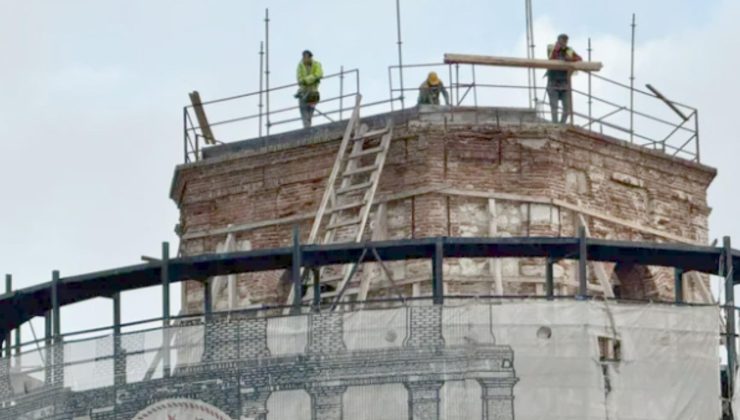 Makedon Kulesi’nde Seyir Terası çalışmaları devam ediyor