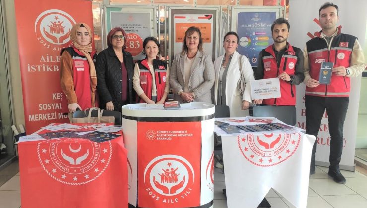 Keşan Sosyal Hizmet Merkezi’nden “Kadına şiddete hayır” mesajı…