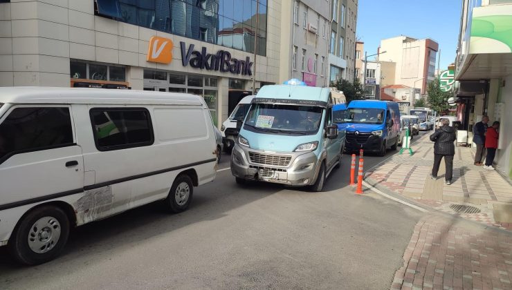 Sürücüsü gelmeyince başkası çekti