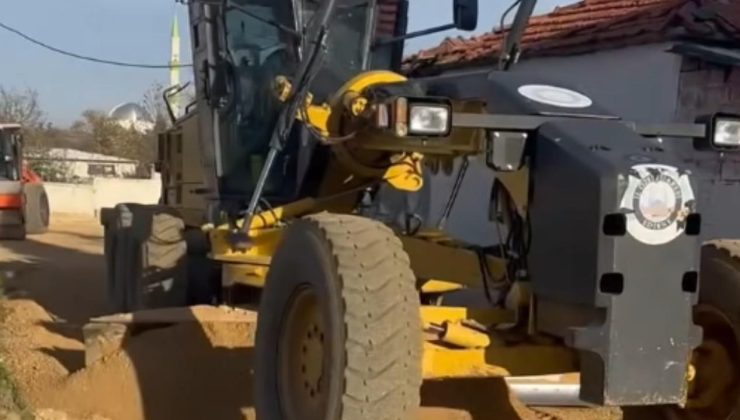 Yol çalışmaları başladı