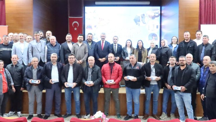 Mastitis tespit cihazları üreticilere dağıtıldı