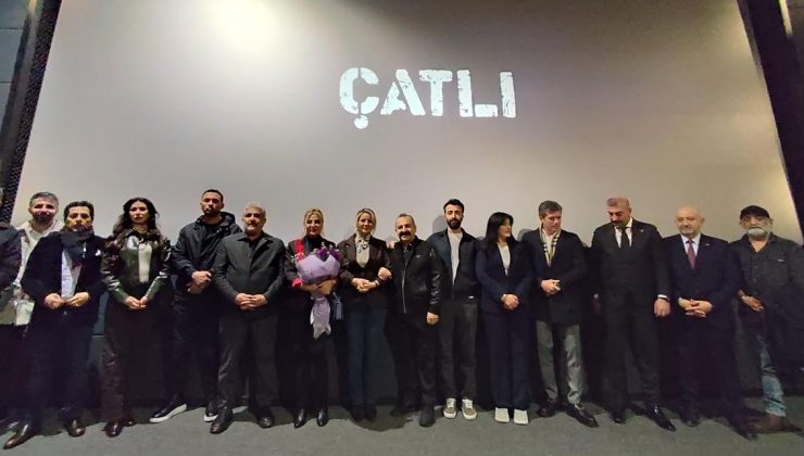 Çatlı filminin galası Çatlı ailesi ve film oyuncularının katılımıyla Keşan’da yapıldı