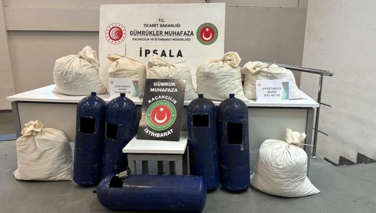 2 operasyonda 35 kilo 392 gram uyuşturucu ele geçirildi