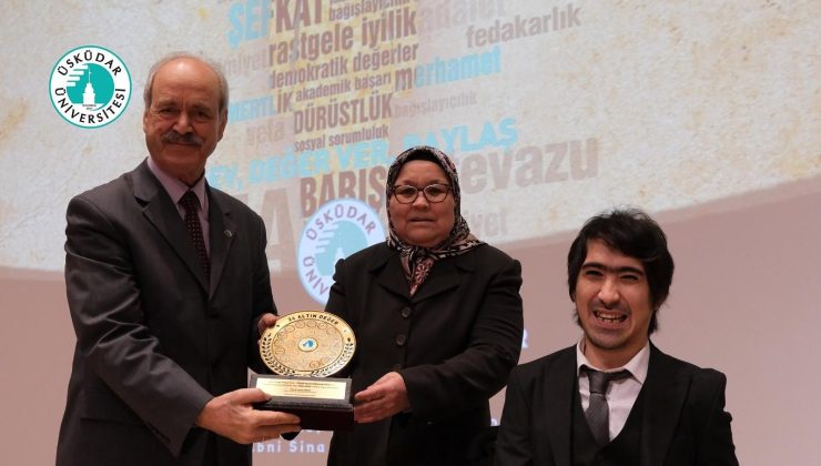 Muratcan Çiçek’in annesi Nilgün Çiçek’e “Yüksek İnsani Değer” ödülü…