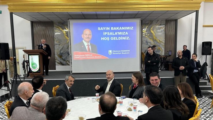 Süleyman Soylu, İpsala Belediyesi’nin iftarına katıldı