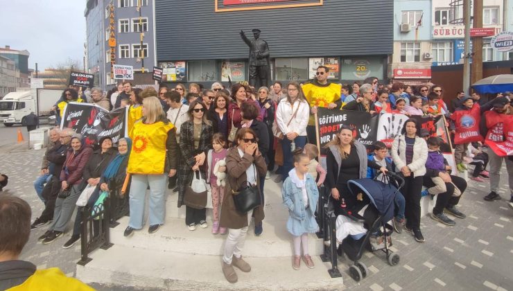 Eğitimciler taleplerini “Yaşam Nöbeti”nde dile getirdi