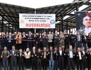 17 bin 500 metrekarelik alana sahip pazar açıldı