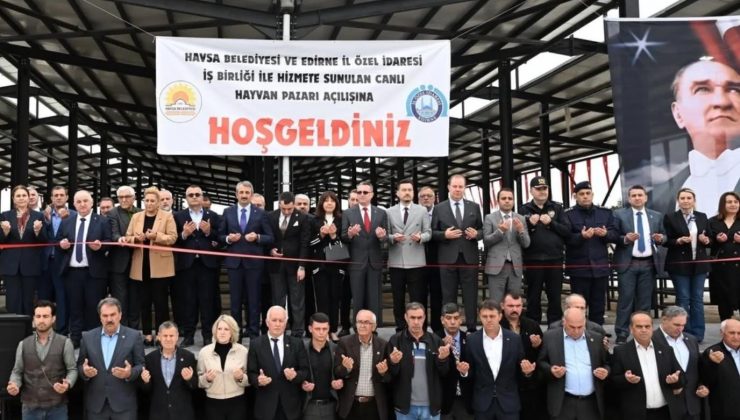 17 bin 500 metrekarelik alana sahip pazar açıldı