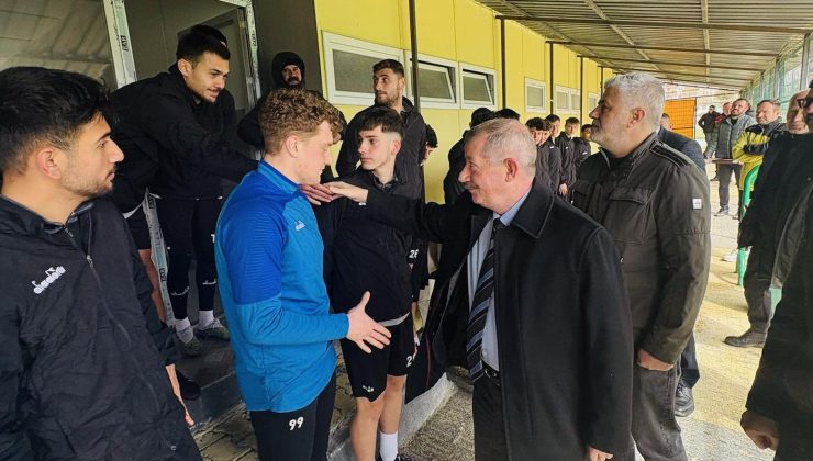 Kaymakam Mercan’dan Keşanspor’a moral ziyareti