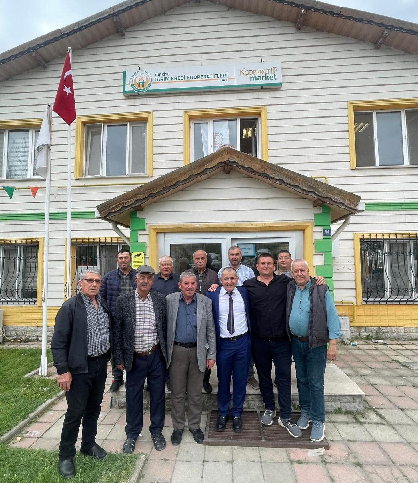 İpsala Tarım Kredi Kooperatifi’nde Meşekıran yeniden seçildi