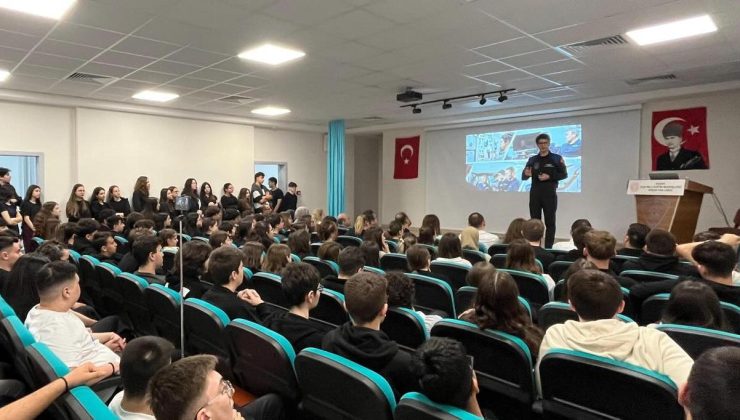 Astronot Atasever, öğrencilerle buluştu