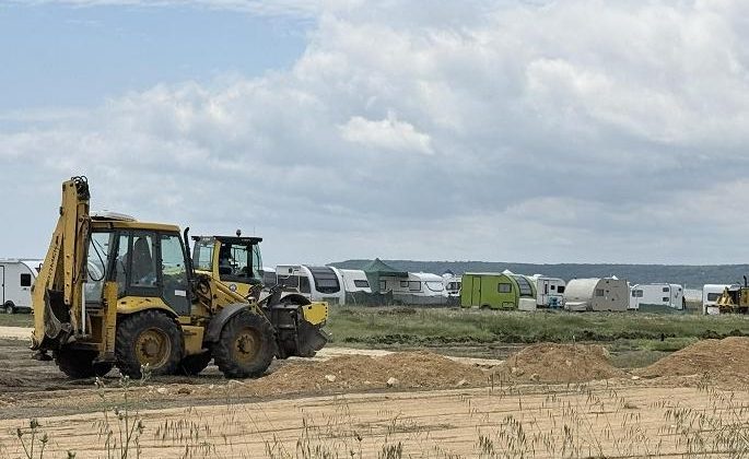Mecidiye sahilindeki Karavan Park alanı yenileniyor