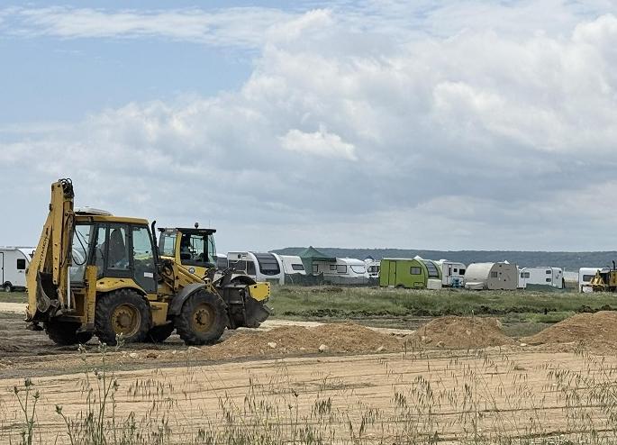 Mecidiye sahilindeki Karavan Park alanı yenileniyor