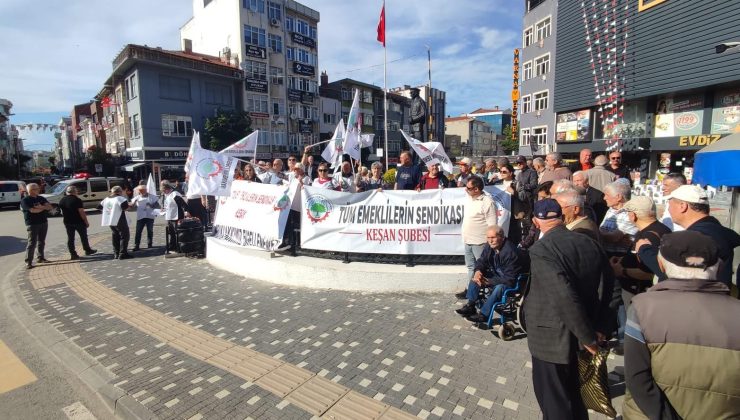 TES Keşan Temsilcilik Başkanı Ahmet Erkan: “Emekliye bayram değil, yoksulluk dayatılıyor”