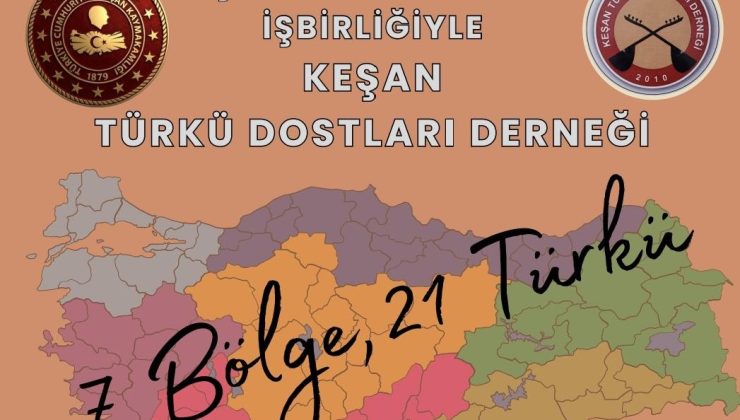 Türkü Dostları Derneği’nin “Türk Halk Müziği Konseri” 22 Mayıs’ta yapılacak